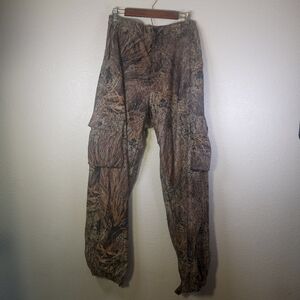 Rocky Scentiq Mossy Oak Brush Camoflage Hunting Waterproof Zippered Leg Pant L